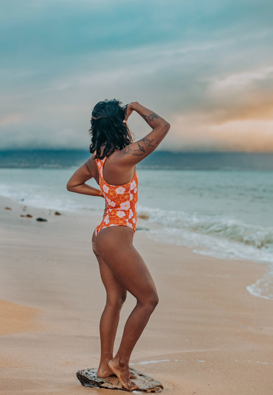 Lillian One Piece in Sandstone Ko'oloa'ula