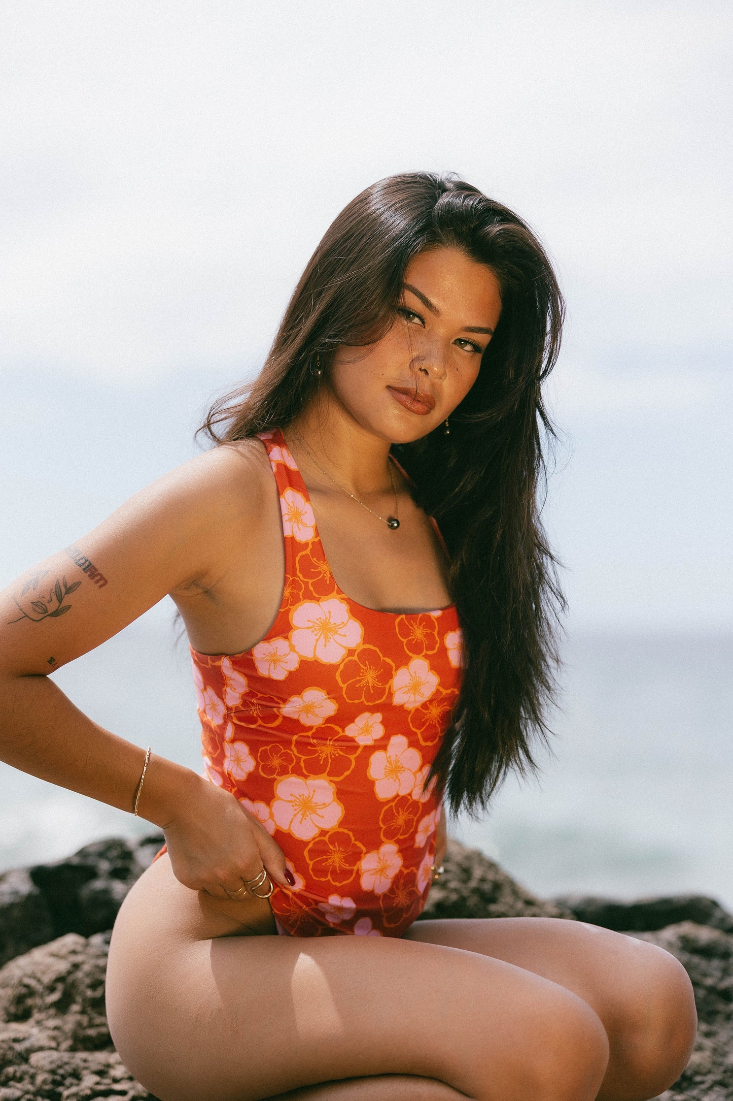 Lillian One Piece in Sandstone Ko'oloa'ula
