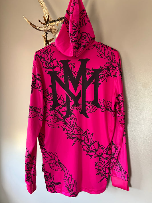Lei Work Shirt - Dark Pink