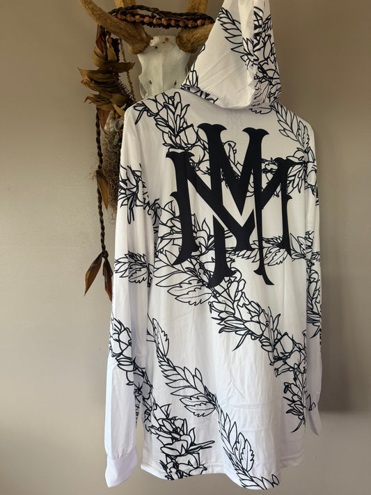 Lei Work Shirt - White
