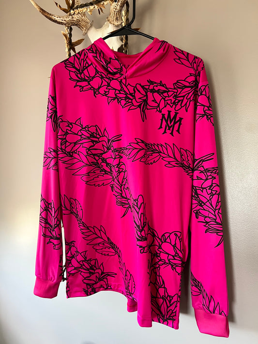 Lei Work Shirt - Dark Pink