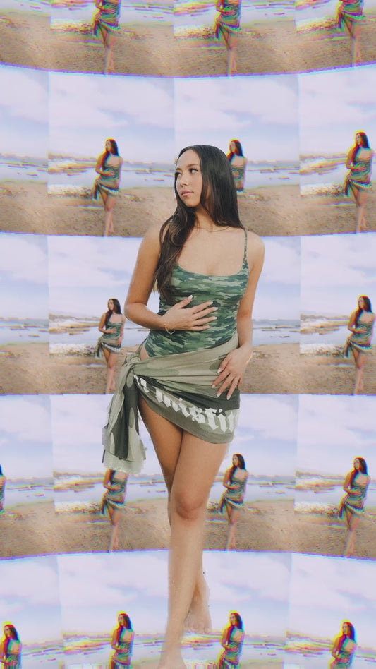 PREORDER Taylor One-Piece in Green Camo